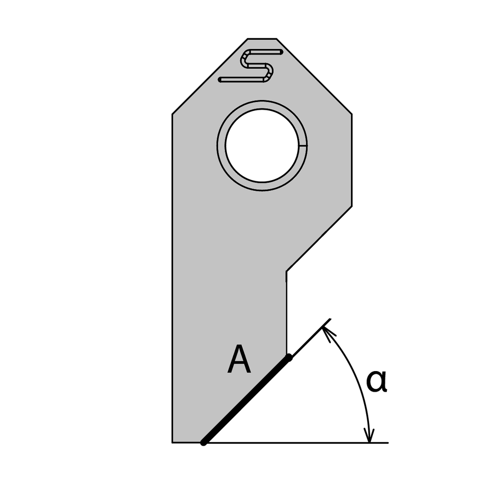 CUTTING BLADE 20.00- 4.40