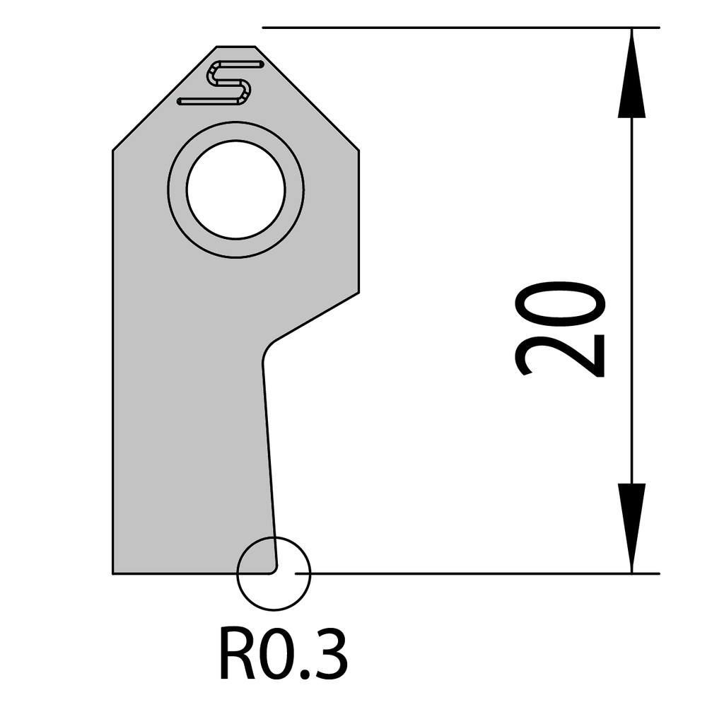 COUNTERBORING BLADE AL10