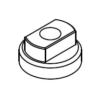 [404793] "T" NUT M12 Dia, 30 mm FOR TILTING FIXTURE