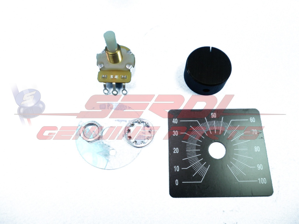SPEED POTENTIOMETER 5 K + PLATE DIA. 1 INCH