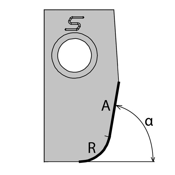 CUTTING BLADE 45.00- 3.00