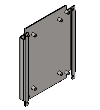 [038460] PLATINE ADAPTATION PEINTE SIEMENS MM420 VERS V20