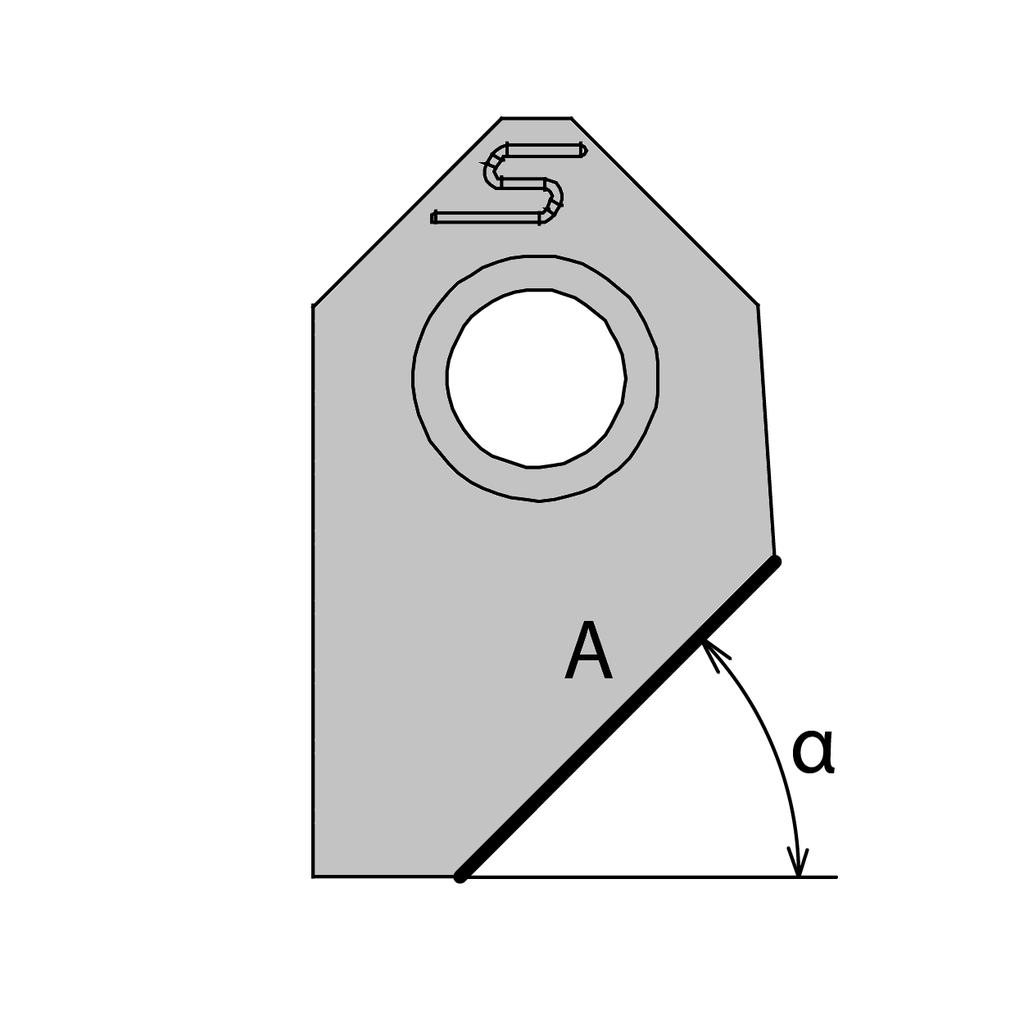 CUTTING BLADE 60.00- 8.00