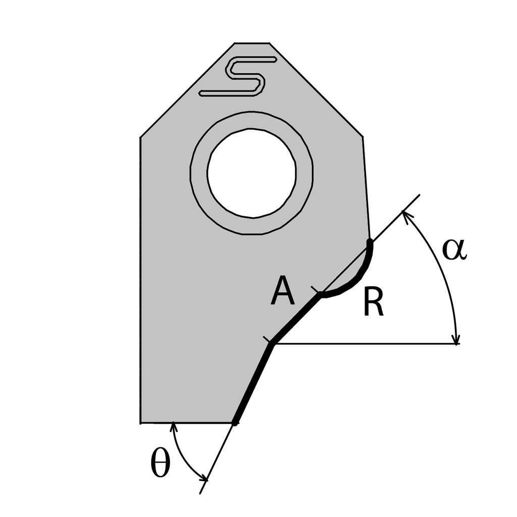 CUTTING BLADE 45.00- 1.20