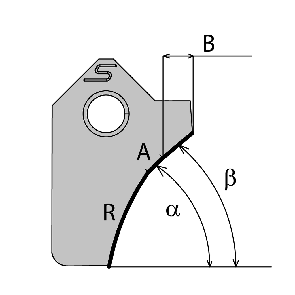 CUTTING BLADE 45.00- 1.30