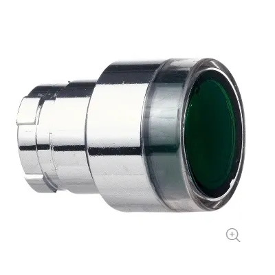 LIGHTING PUSH BUTTON GREEN HEAD