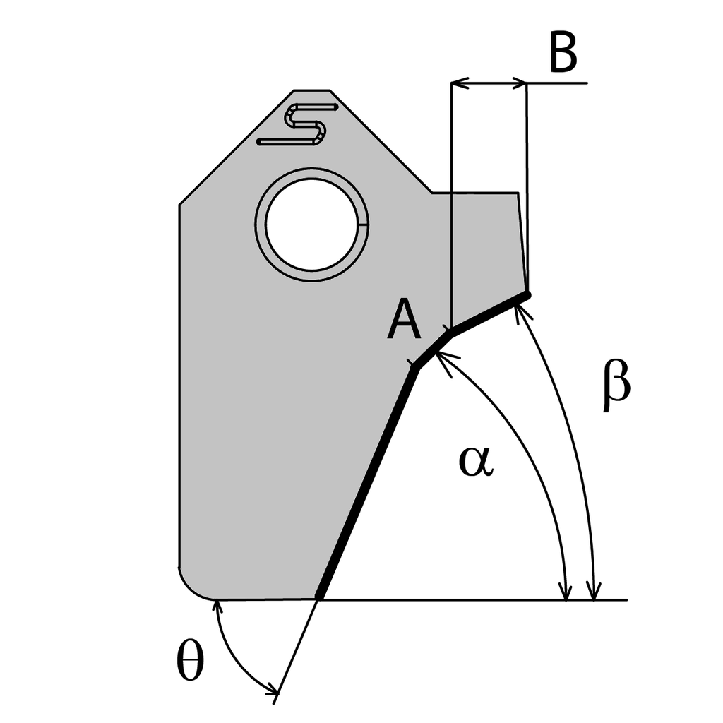CUTTING BLADE 20.00- 4.00