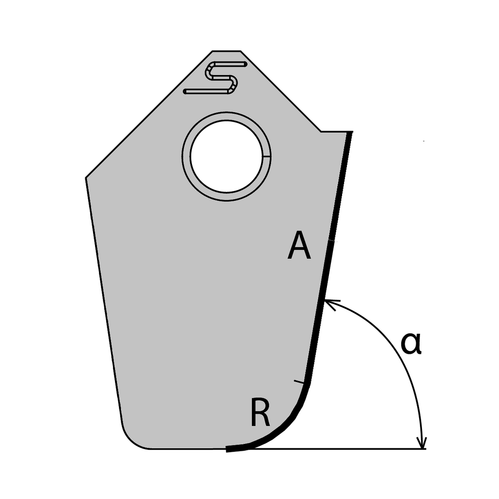 CUTTING BLADE 80.00- 9.00