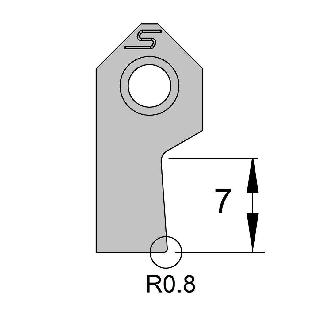 PLAQUETTE DE LOGEMENT B4-AL12