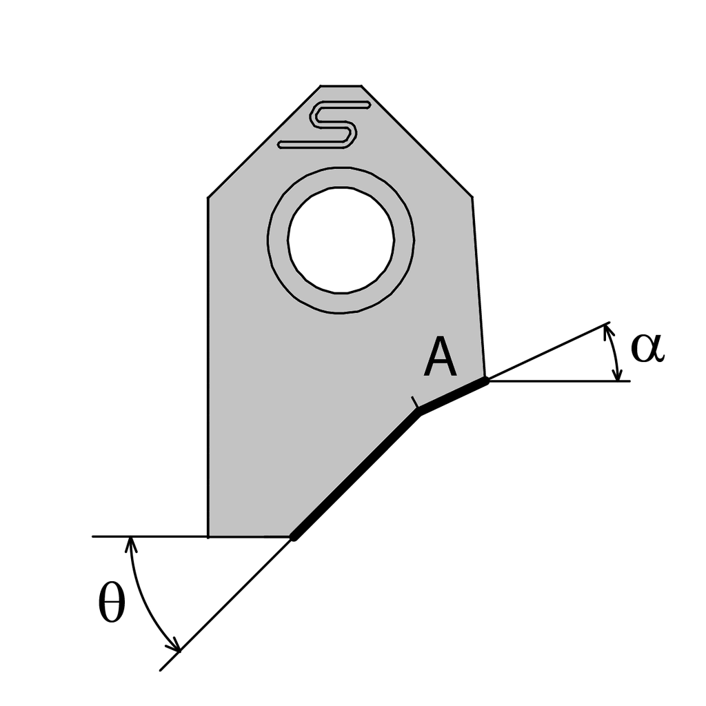 CUTTING BLADE 30.00- 8.50