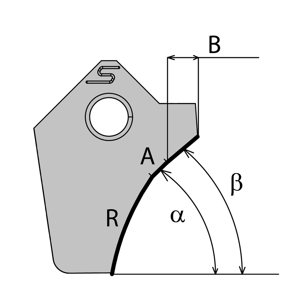 CUTTING BLADE 45.00- 1.30