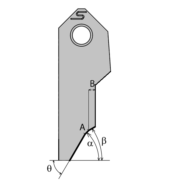 CUTTING BLADE 45.00- 1.50
