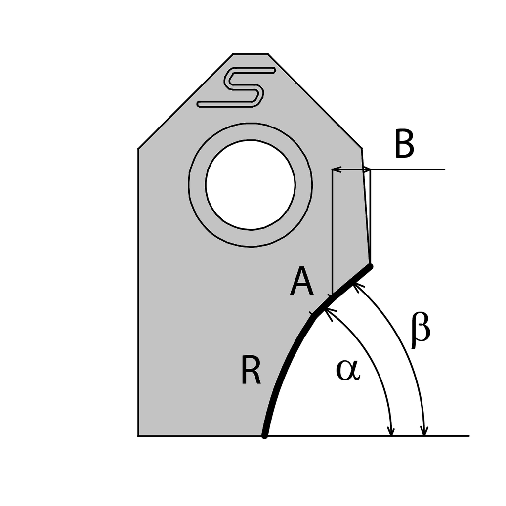 CUTTING BLADE 30.00- 1.60