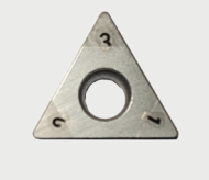 CBN TRIANGLE BIT. 11MM 3 CUTS R0.4