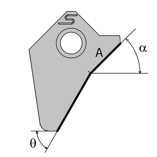 [001670] CUTTING BLADE 39.00- 2.00